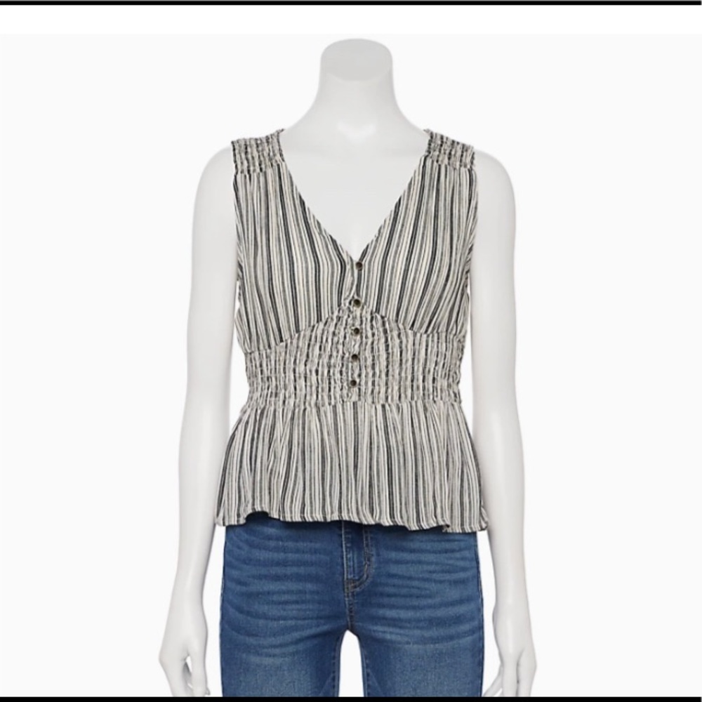NWT Rewind Striped Top - Picture 1 of 13